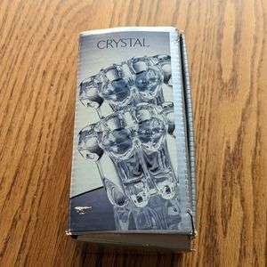 Crystal 2pc Candle Holder Set